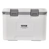 Portable Cooler, 21 QT Hard Cooler with Ice Retention, Heavy-Duty Handles and Strap, Lightweight Rigid Material Insulated Portable Cooler