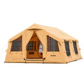 Inflatable Tent for Camping 12-16 Person Glamping Tent with Pump Easy Set up