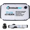 CoolerPak 15lb Ice Pack -Refillable Reusable – Cold for Days – Non-Toxic, Leakproof, Potable Drinking Water Safe – Built Tough, Rolls Up for Storage
