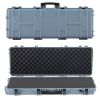 Hard Rifle Case, Lockable Rifle Case with Pre-cut Foams, 42 in Movable Gun Storage with Wheels