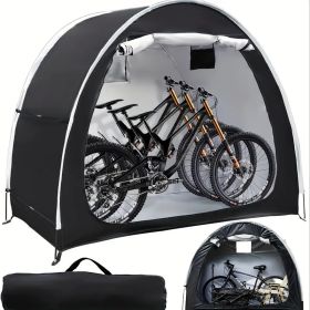 LeTravelling Outdoor Portable Bicycle Storage Tent, 210D Oxford Fabric PU4000 Waterproof Bike Shelter for 2-3 Bicycles, Motorcycle Cover, Garden Tools