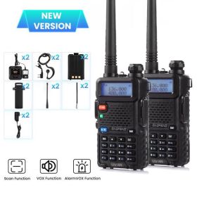 BAOFENG Radio Portable Walkie Talkie UV-5R, Handheld Ham Radio Long Range High Power