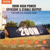 VEVOR Portable Monocrystalline Solar Panel, 200W Foldable Monocrystalline ETFE Solar Charger, 23% Efficiency Solar Panel with MC4 Output
