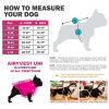 Dog Winter Coat Size M 48 Lightweight Reversible Warm Dog Jacket Water Resistant Windproof Puffer Jacket Insulated Dog Coats for Medium Small & Large