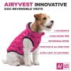 Dog Winter Coat Size M 48 Lightweight Reversible Warm Dog Jacket Water Resistant Windproof Puffer Jacket Insulated Dog Coats for Medium Small & Large