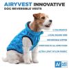 Dog Winter Coat L Size Blue Lightweight Reversible Warm Dog Jacket Water Resistant Windproof Jacket Dog Coats for Large Dogs