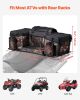 VEVOR ATV Rear Storage Bag, 68L ATV Rear Cargo Bag with Sponge Seat Cushion & Bottle Holder