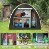 LeTravelling Outdoor Portable Bicycle Storage Tent, 210D Oxford Fabric PU4000 Waterproof Bike Shelter for 2-3 Bicycles, Motorcycle Cover, Garden Tools