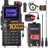 BAOFENG K5PLUS 10W Ham Radio Long Range (Upgraded of UV-5R) Portable Handheld Walkie Talkies Long Distance, Two Way Radio with Copy Frequency, AM