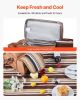 Picnic Backpack, Beach Picnic Backpack Bag for 4 Person with Insulated Cooler Compartment, Detachable Bottle/Wine Holder, Lightweight Blanket