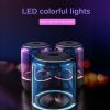 Mobile Phone Bluetooth Speaker High-quality Colorful Lights Wireless Small Sound Box Subwoofer Portable Home Impact Mini Gift