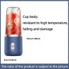 16 oz. Rechargeable Portable Juicer Home Small Power Juice Cup w/ 6-page Steel Knife Fight Guide