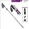 5-Section Collapsible Hiking Poles - Lightweight Trekking Poles with Secure External Lock, Adjustable Length